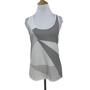 Under Armour Geometric Tank Top Womens S Small Scoop Racerback Stretch Shirt